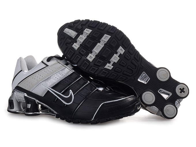 Mens Nike Shox Nz Shoes Black White